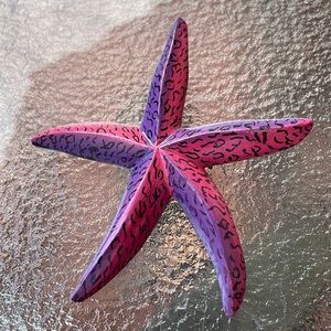 Pink and Purple Starfish Pin